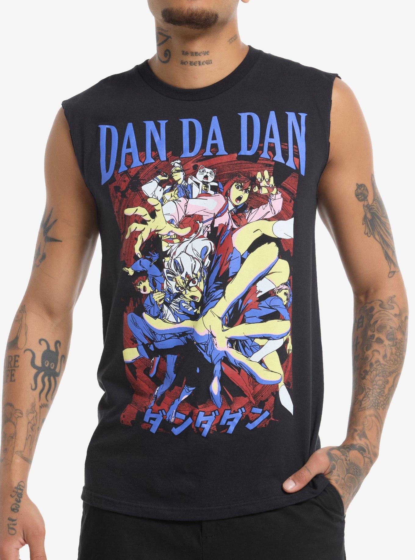 Dandadan Group Poster Muscle Tank Top, , hi-res