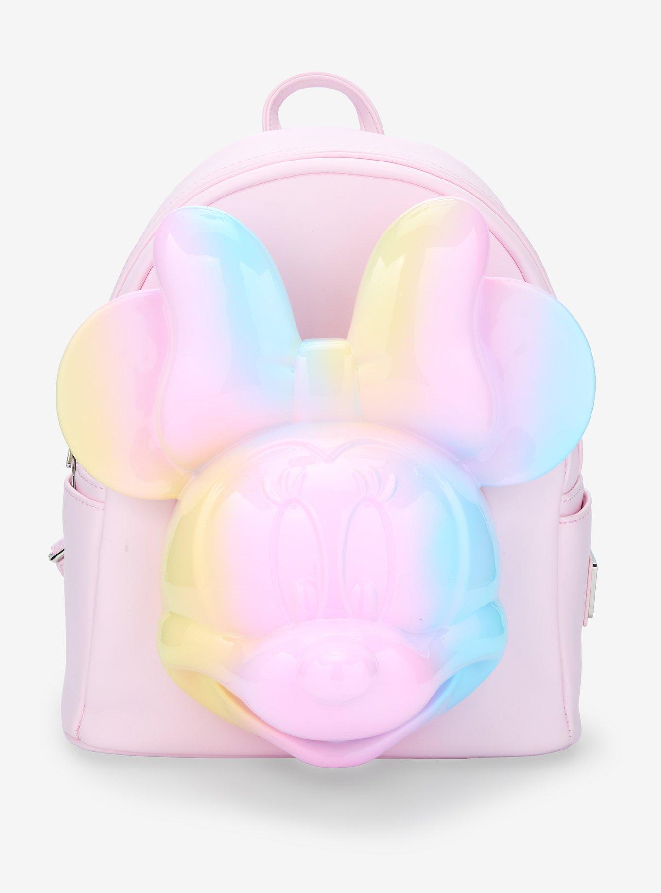 Loungefly Disney Minnie Mouse Pastel Sculpted Mini Backpack, , hi-res