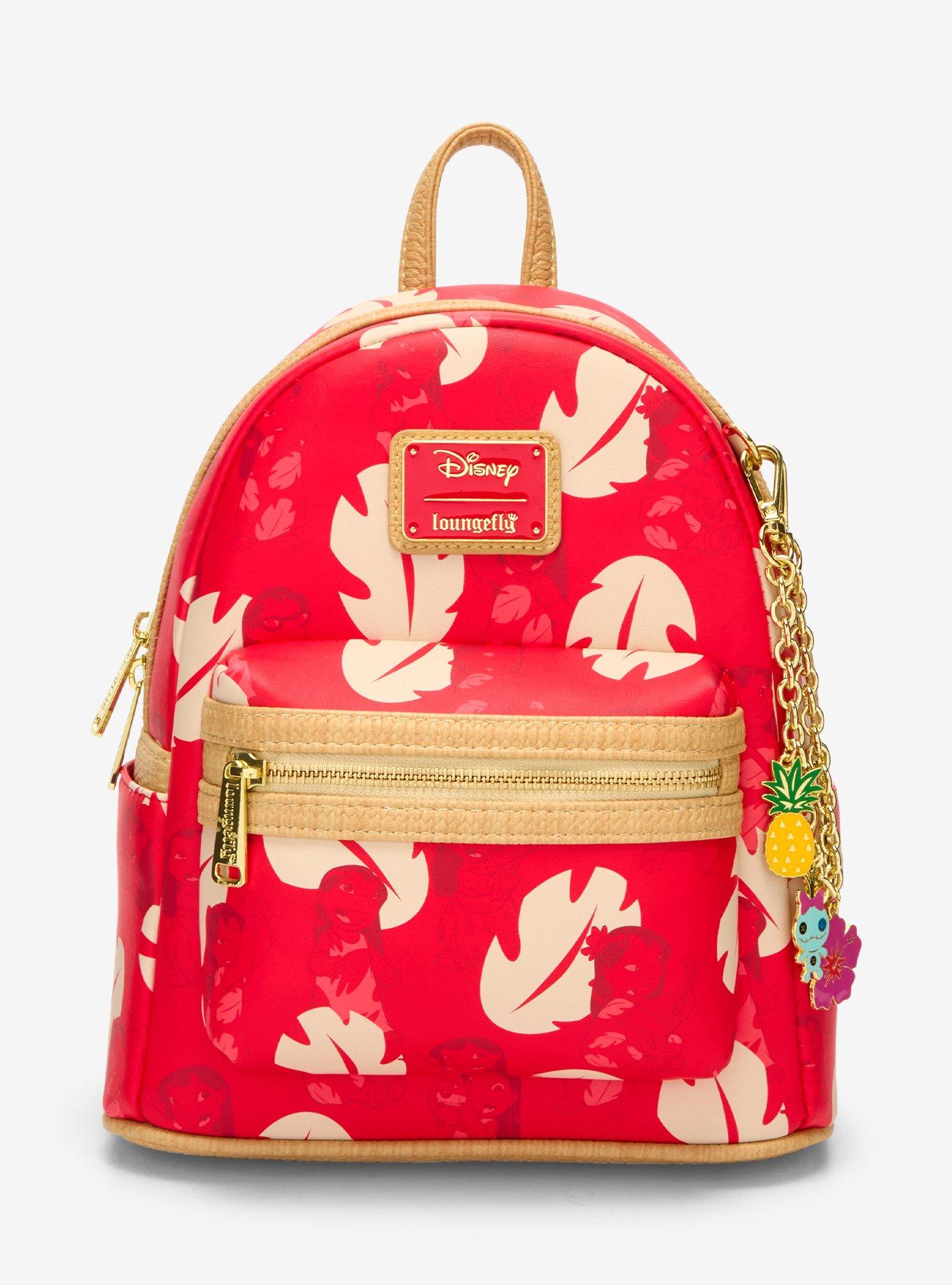 Loungefly Disney Lilo & Stitch Lilo Charm Chain Mini Backpack, , hi-res