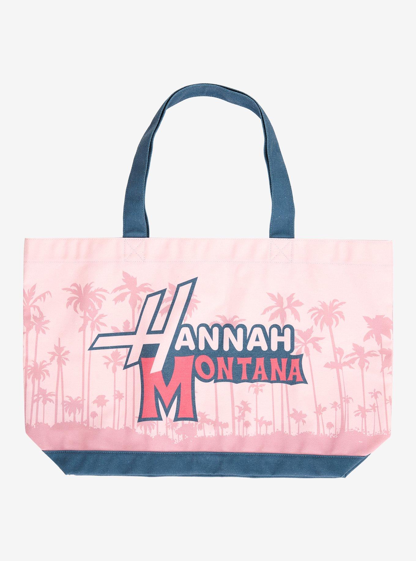 Loungefly Disney Hannah Montana Logo Canvas Tote Bag, , hi-res