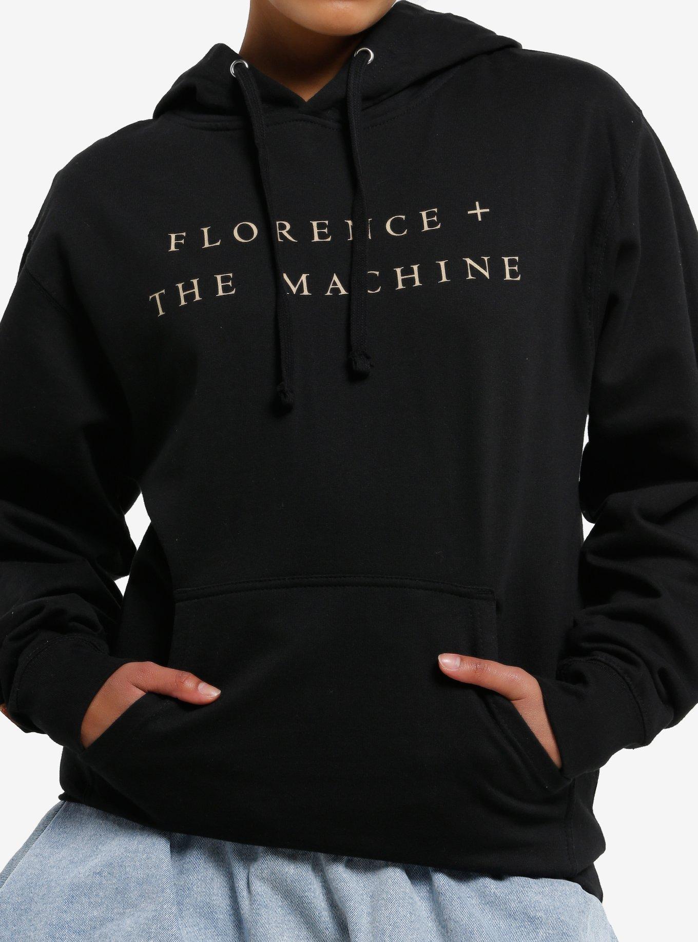 Florence And The Machine Flower Portrait Girls Hoodie, , hi-res