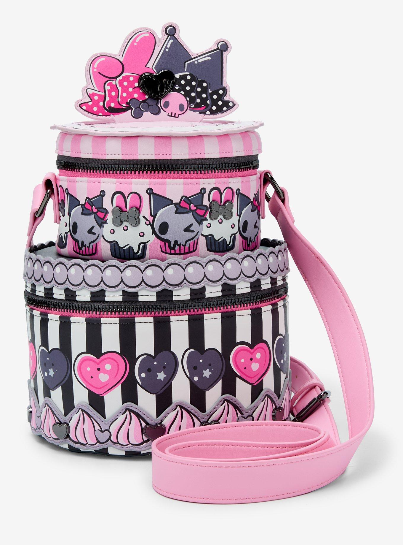 Loungefly My Melody & Kuromi Cake Figural Crossbody Bag, , hi-res