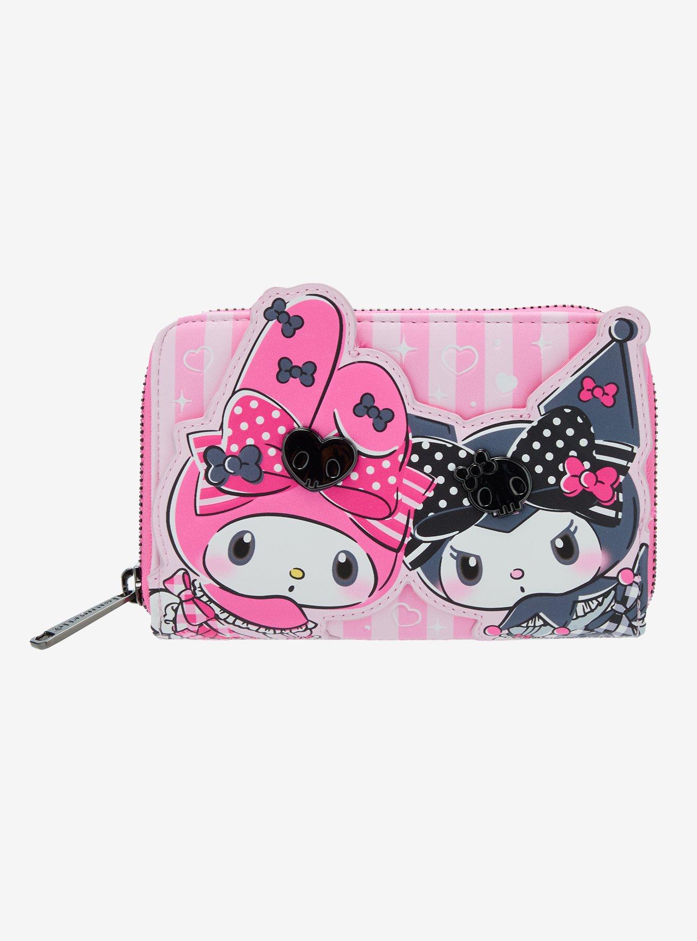 【Loungefly 限定】サンリオ My Melody & Kuromi ウォレット Sanrio My Melody & Kuromi Zip Around Wallet | Loungefly