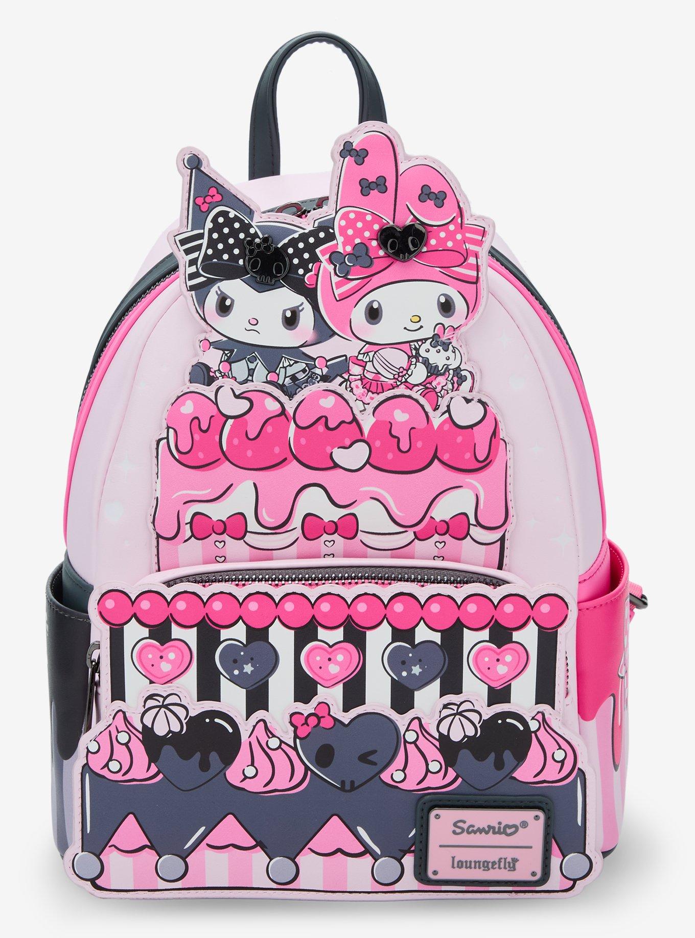 Loungefly My Melody & Kuromi Cake Mini Backpack, , hi-res