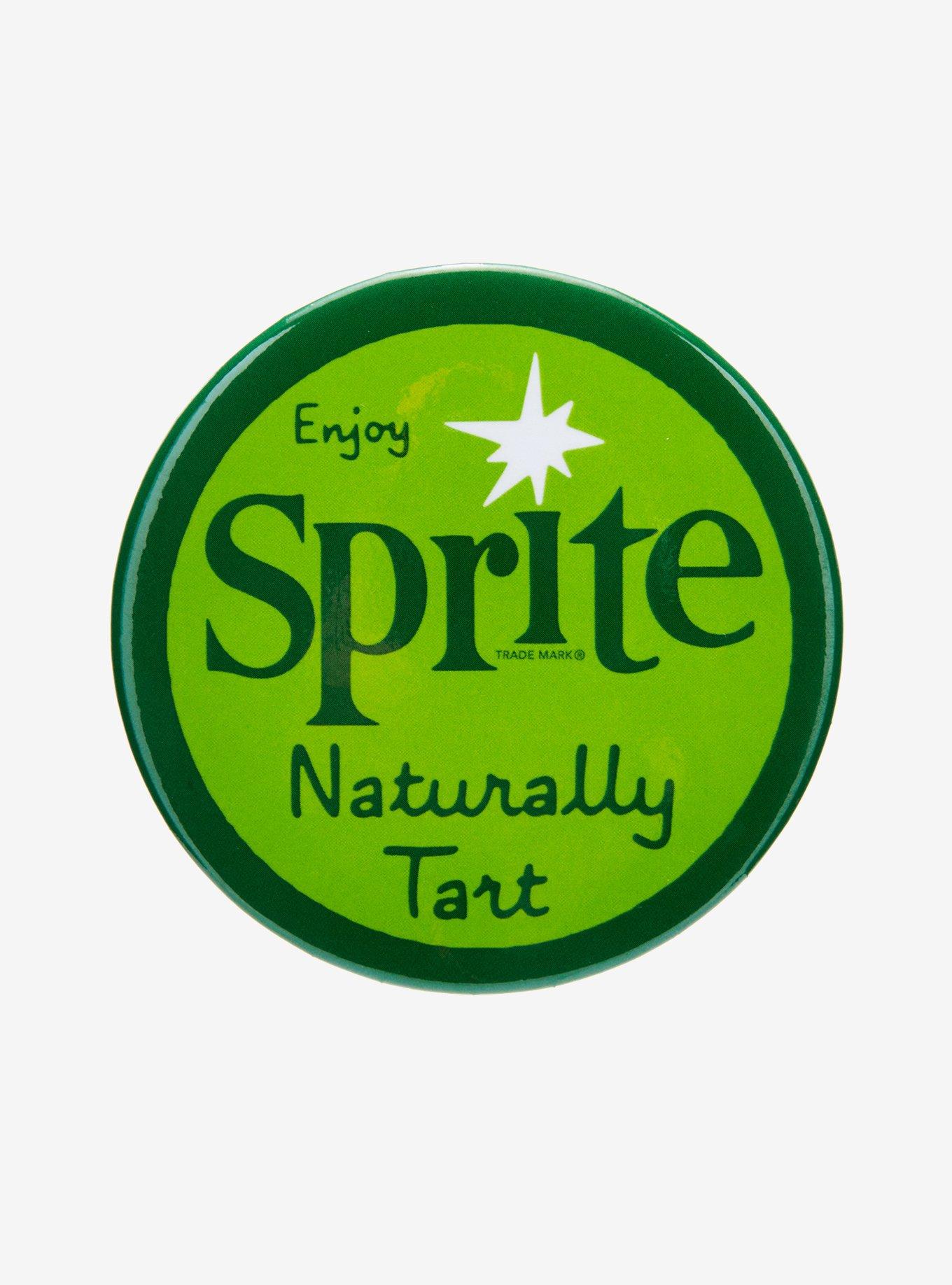 Coca-Cola Sprite Naturally Tart 3 Inch Button, , hi-res