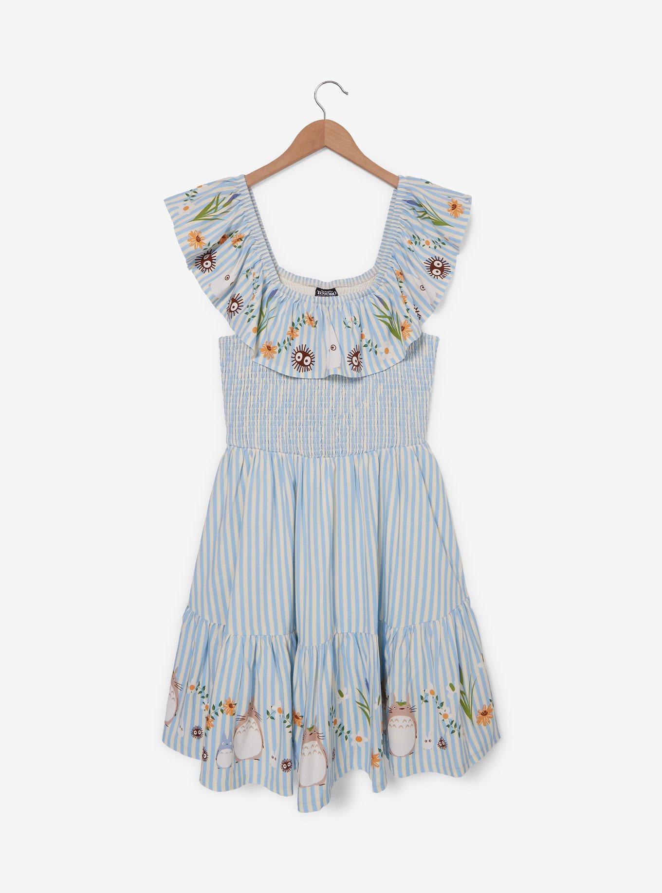 Her Universe Studio Ghibli® My Neighbor Totoro Floral Icons Ruffle Dress, , hi-res
