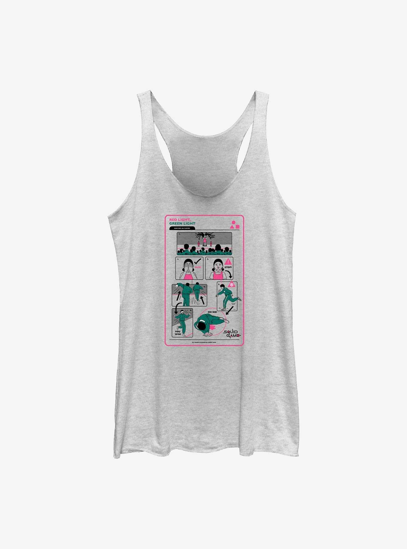 Squid Game Game One Instructions Womens Tank, , hi-res