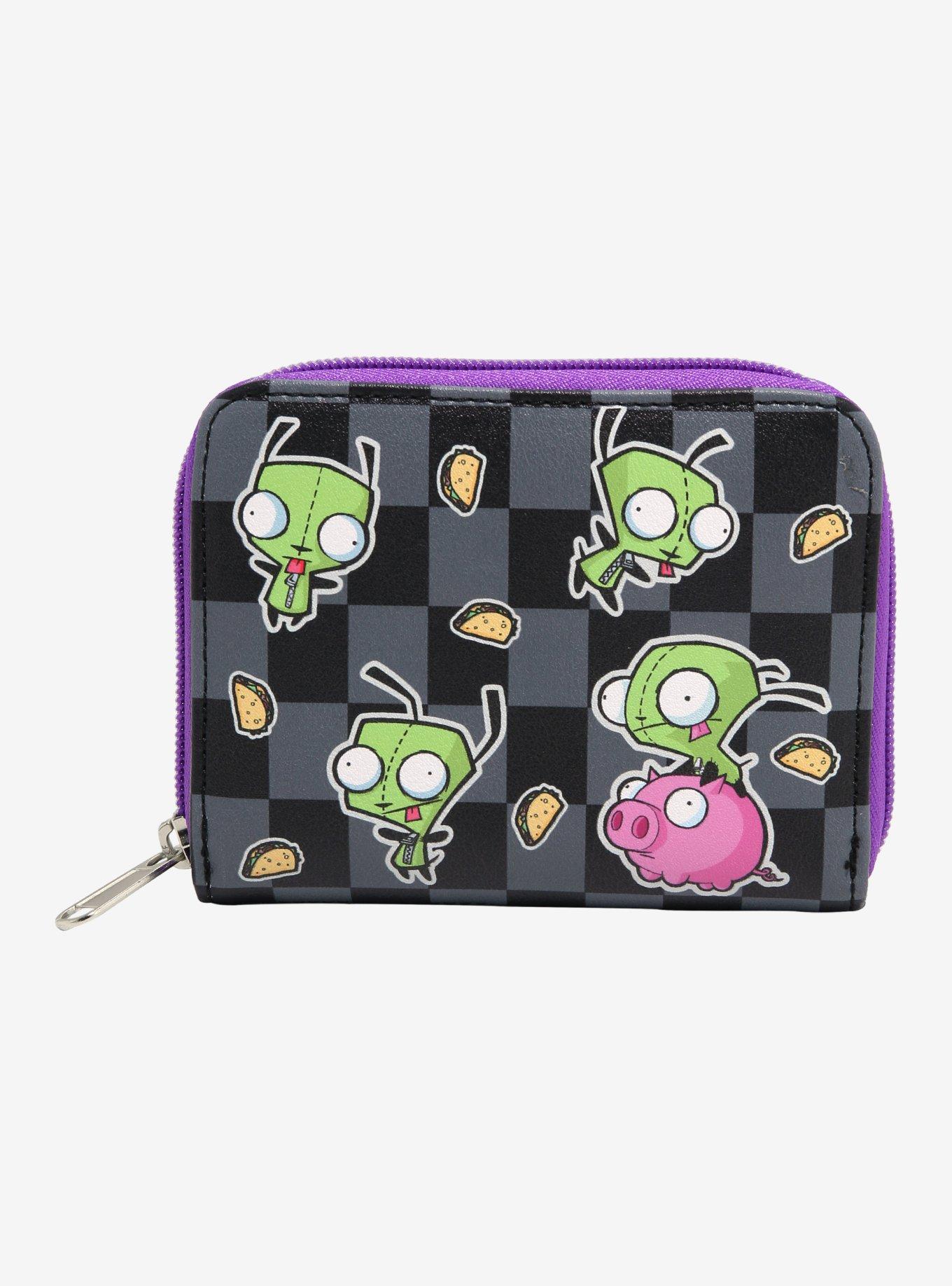Loungefly Invader Zim GIR Tacos Mini Zipper Wallet, , hi-res