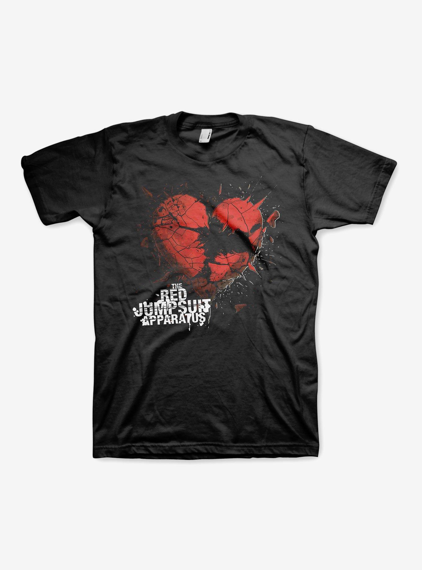 The Red Jumpsuit Apparatus Heart Boyfriend Fit Girls T-Shirt, , hi-res