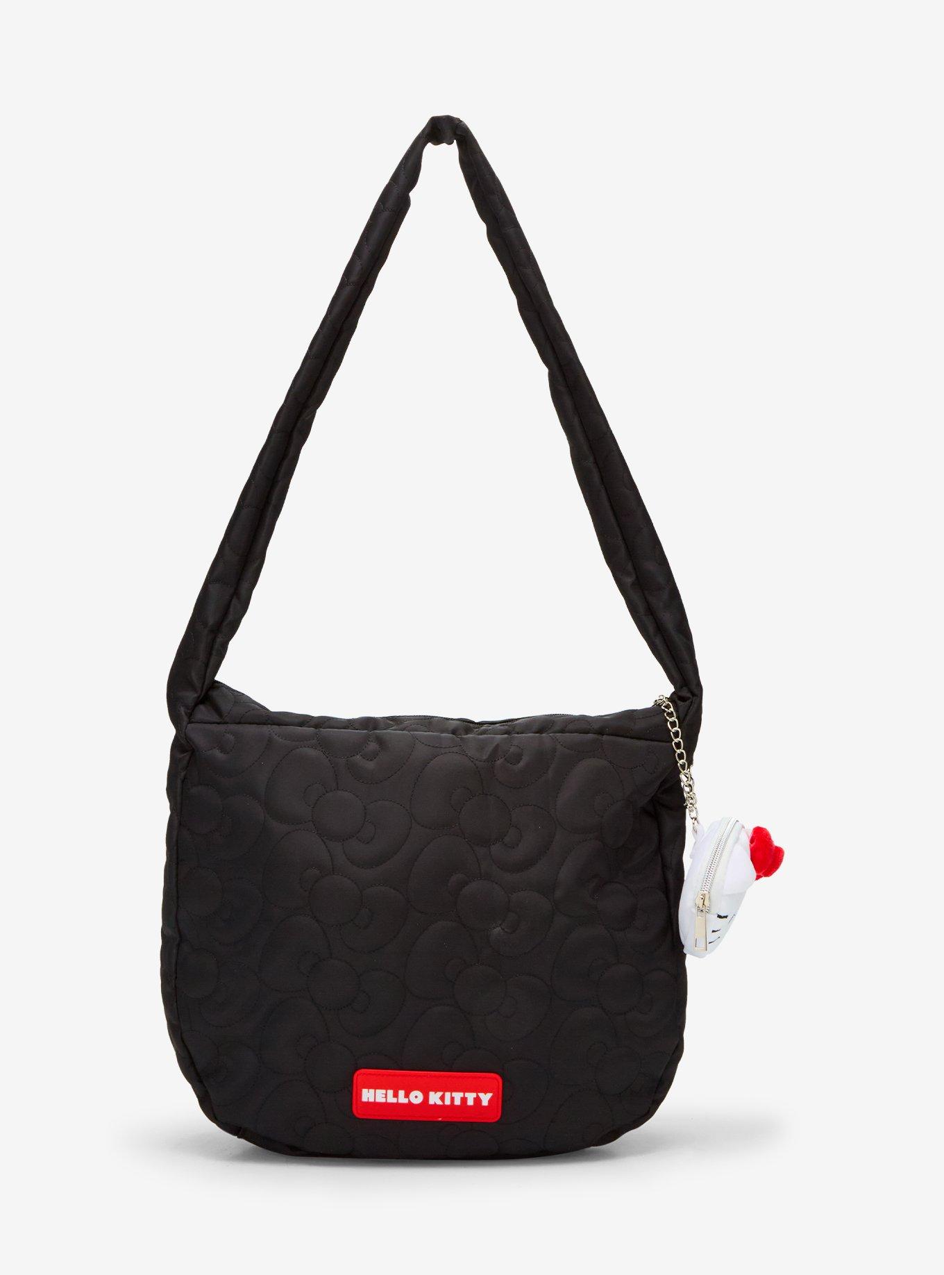 Hello Kitty Puffer Shoulder Bag With Coin Purse, , hi-res