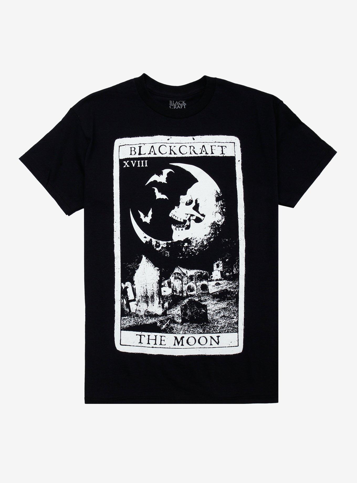BlackCraft The Moon Tarot Card T-Shirt, , hi-res