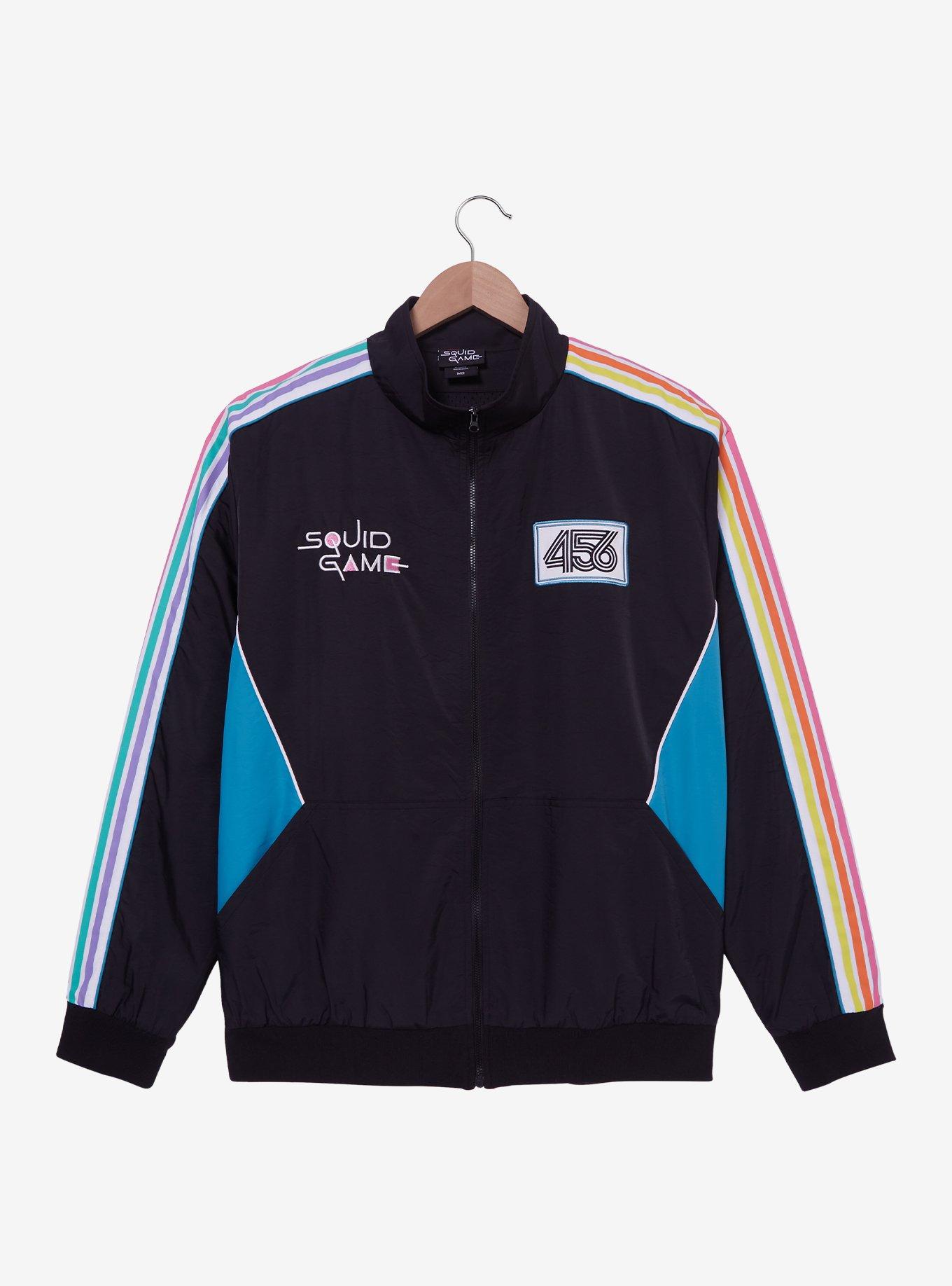 Squid Game Rainbow Icons Windbreaker - BoxLunch Exclusive, , hi-res