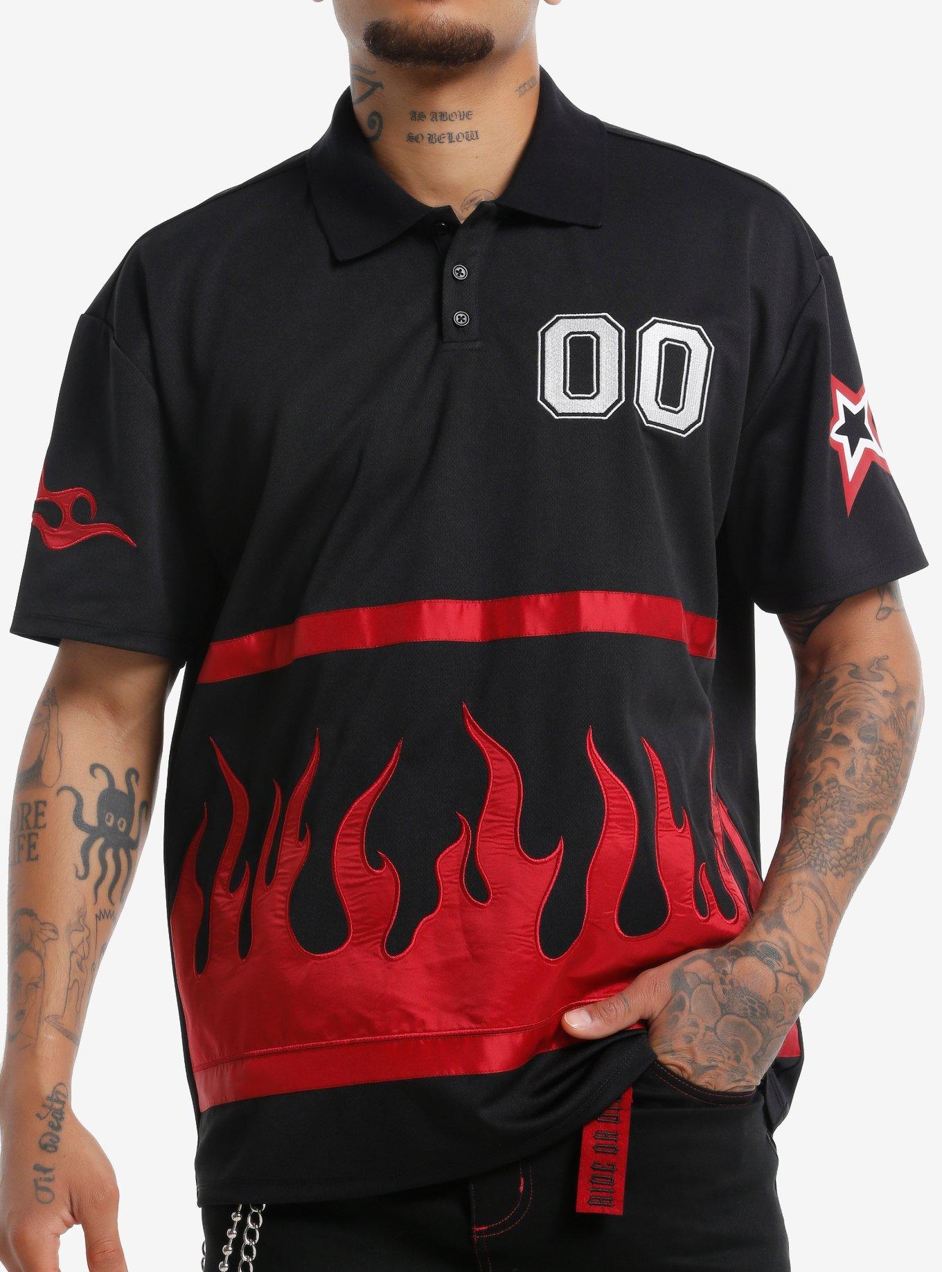 Black & Red Frames Polo Shirt, , hi-res