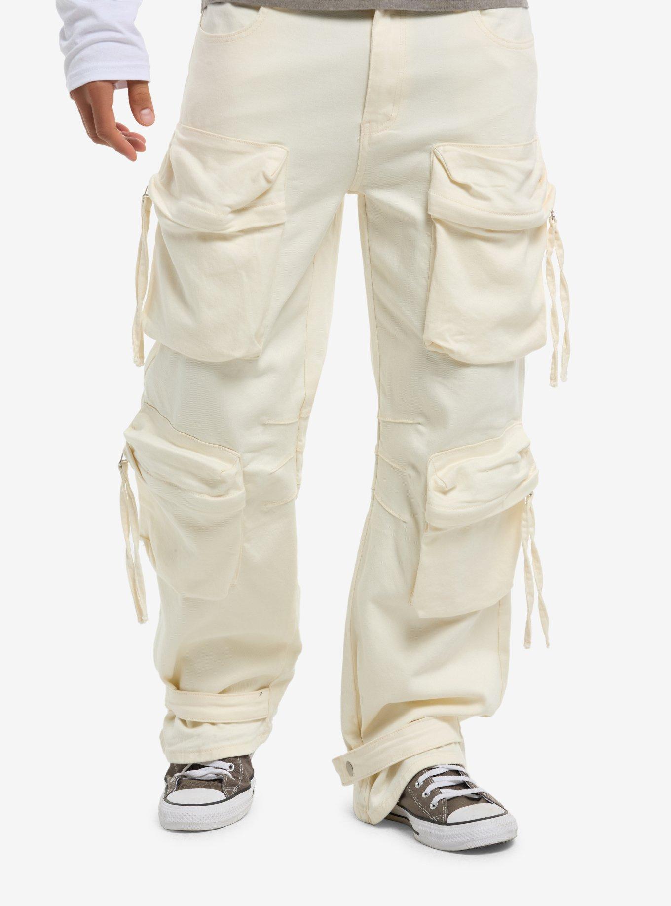 【U LAN】(UNISEX) Coloring Multi-Pocket Cargo Pants U LAN】(UNISEX) Coloring Multi-Pocket Cargo Pants (U LAN