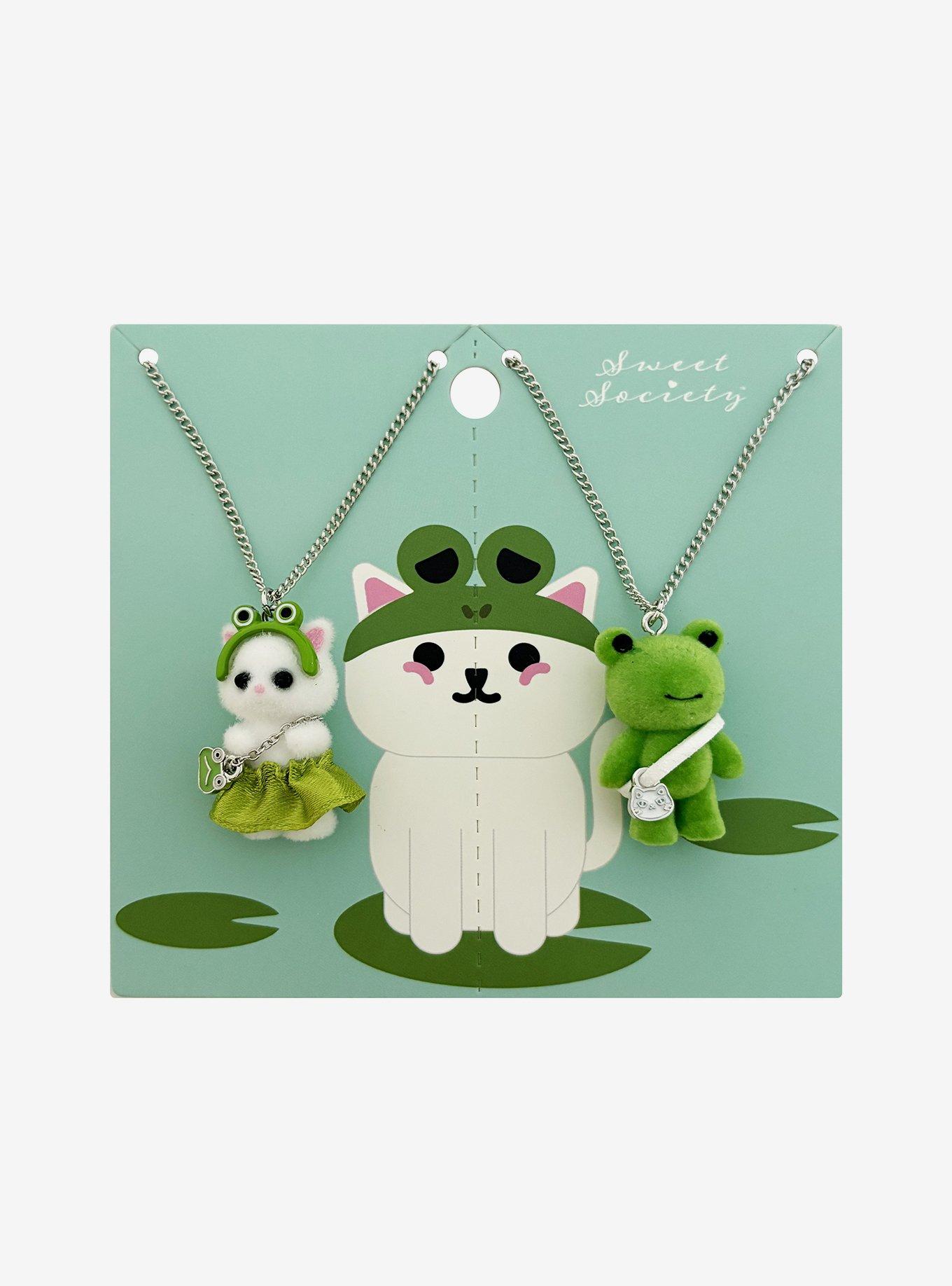 Sweet Society Cat & Frog Cosplay Best Friend Necklace Set, , hi-res