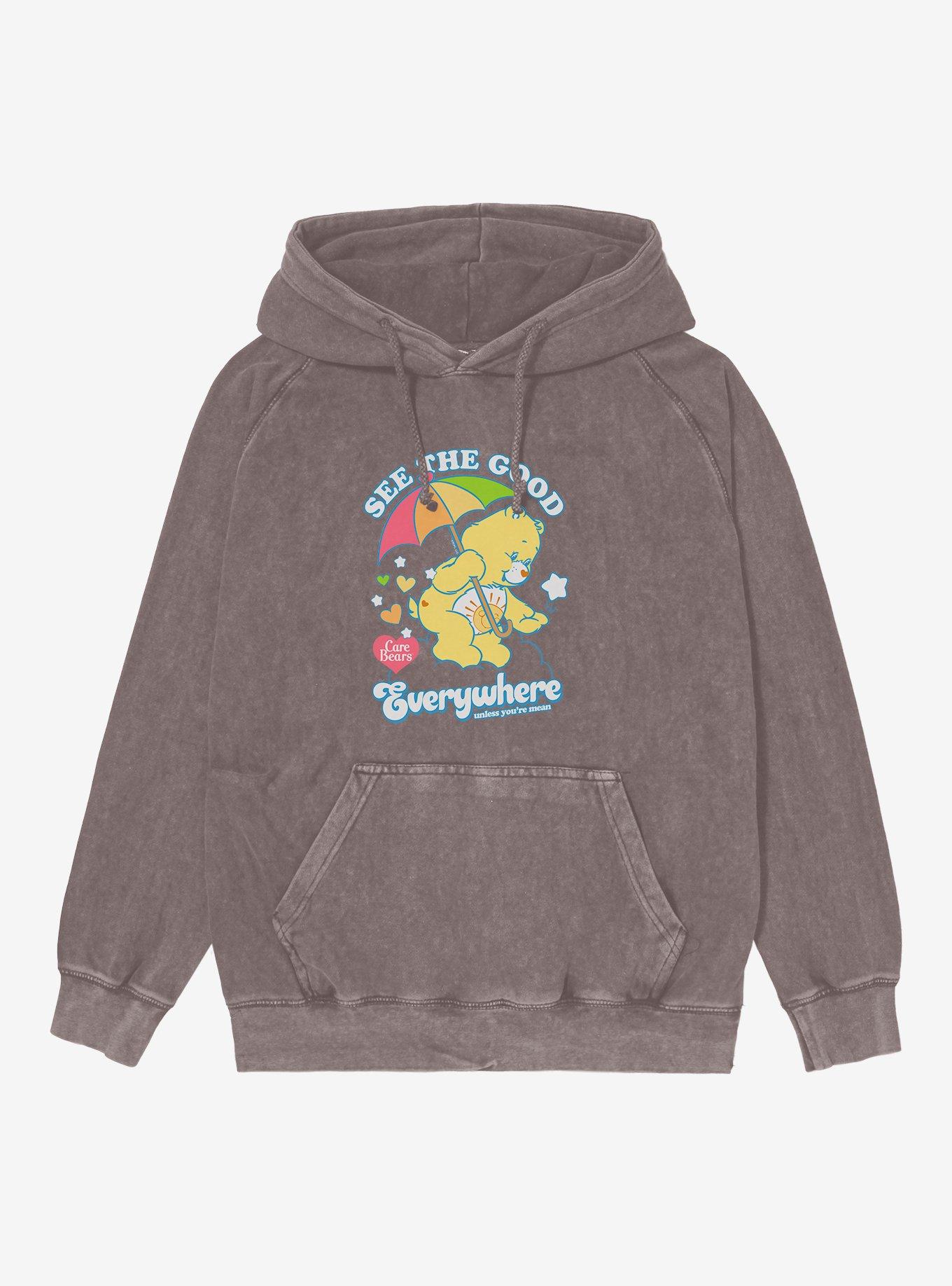 Care Bears See The Good Everywhere Mineral Wash Hoodie, , hi-res