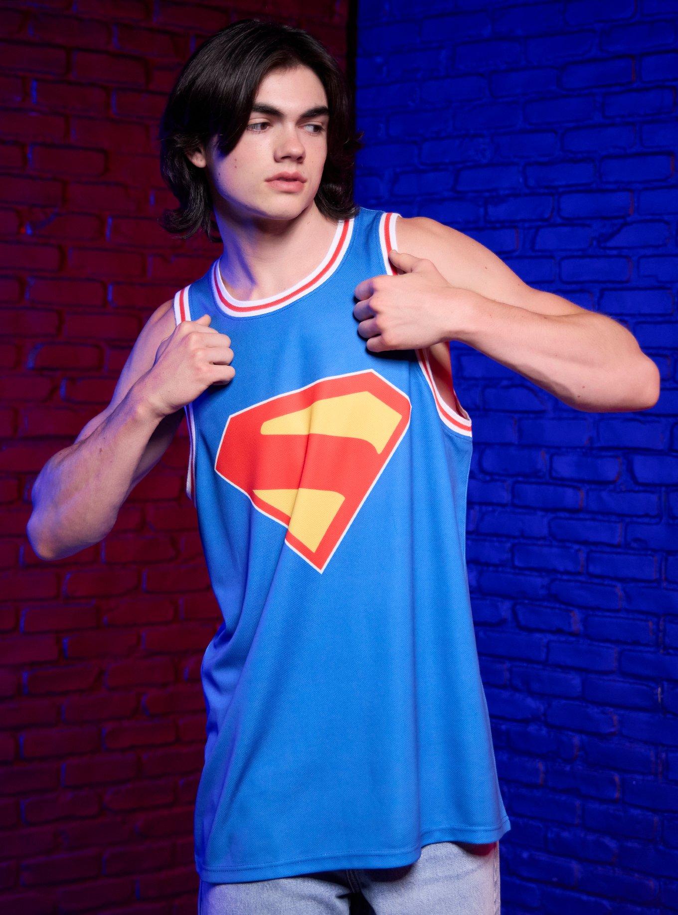 DC Comics Superman Logo Basketball Jersey, , hi-res