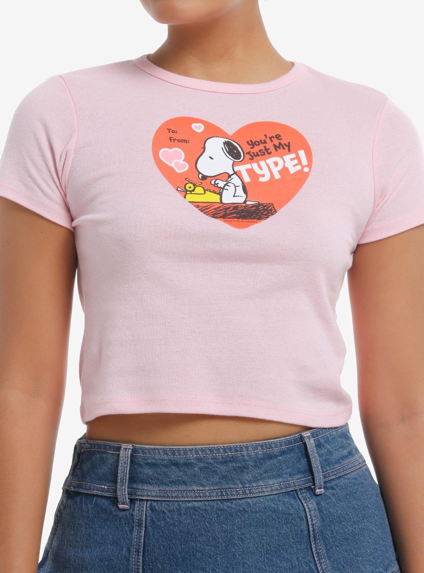 Peanuts Snoopy Valentine's Card Girls Baby T-Shirt, , hi-res