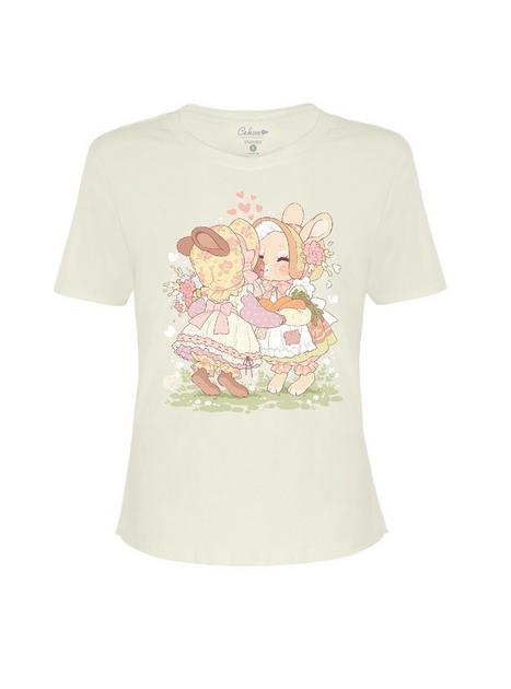Bunny Kiss Girls T-SHirt By Little Celesse | Hot Topic
