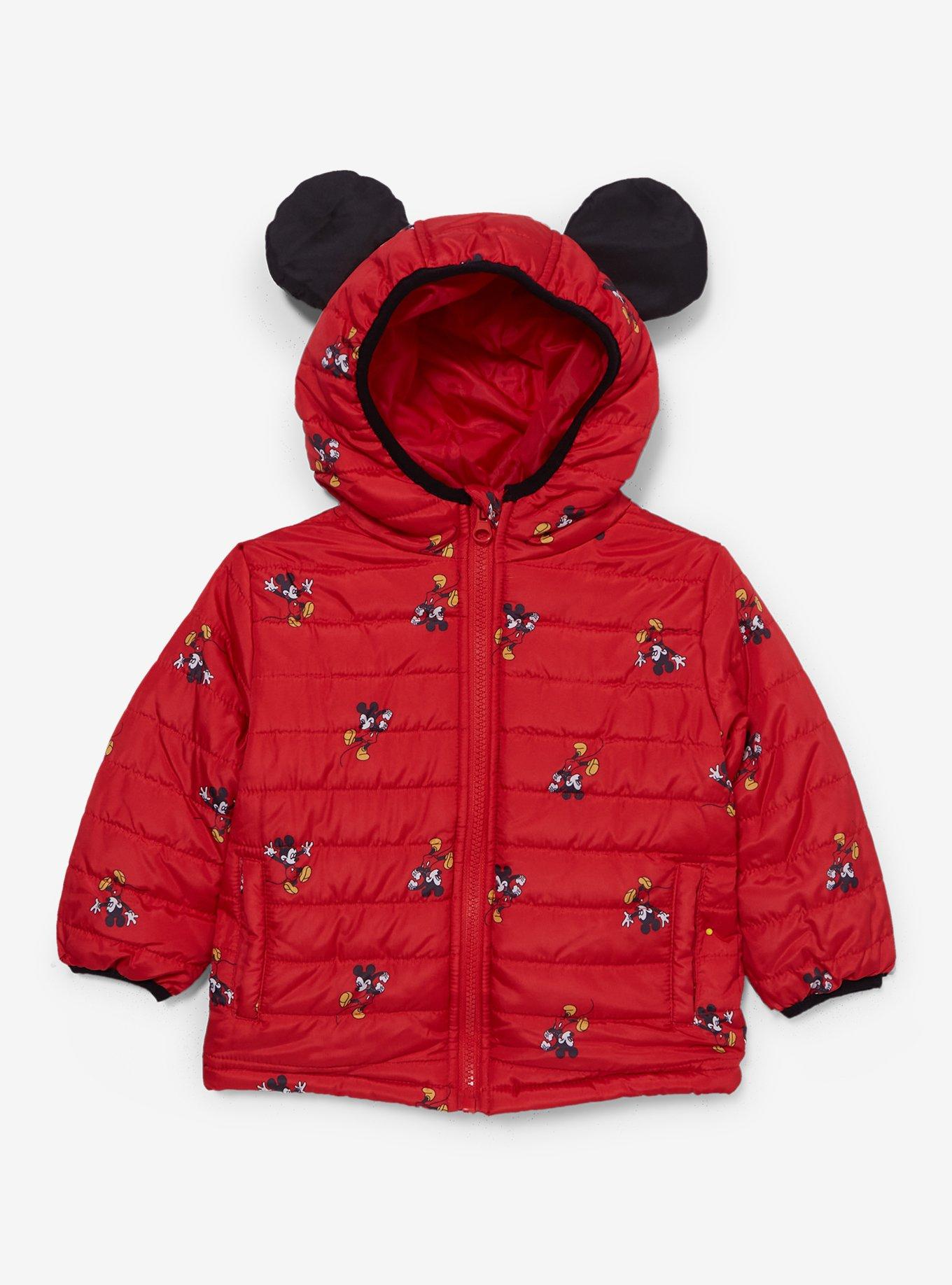 Disney Mickey Mouse 3D Ears Red Toddler Windbreaker