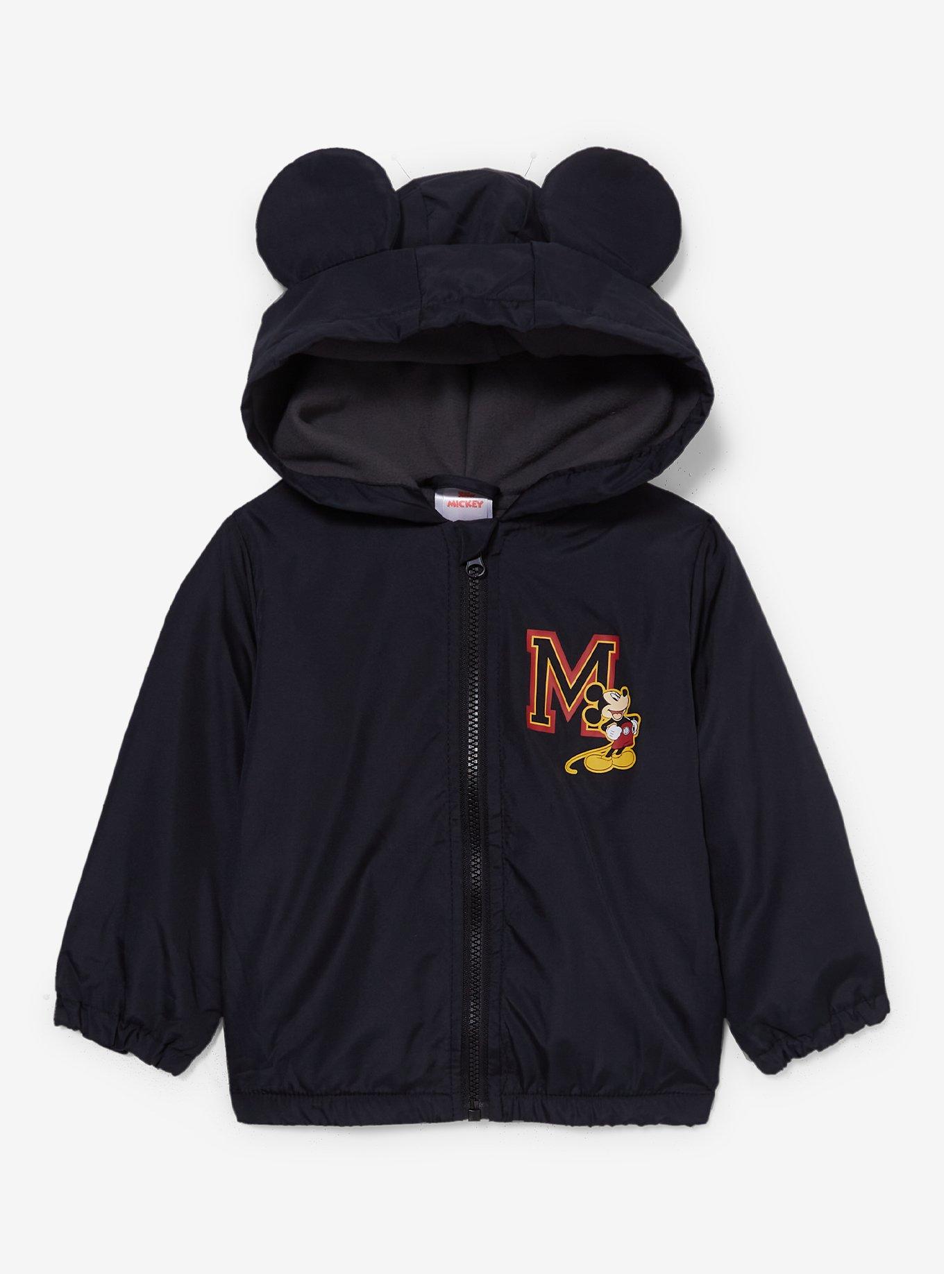 Disney Mickey Mouse 3D Ears Black Toddler Windbreaker, , hi-res