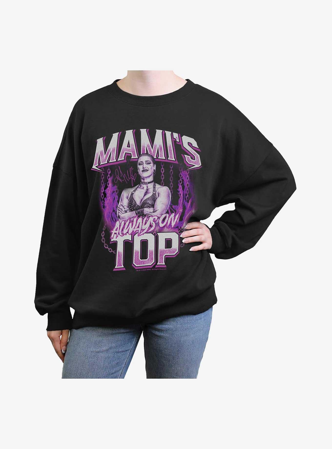 WWE Mami's Always On Top On Top Girls Oversized Sweatshirt, , hi-res