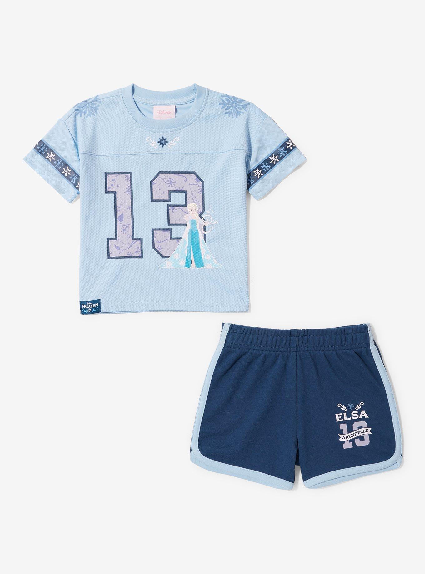 Disney Frozen Elsa Football Jersey Toddler Shirt and Short Set — BoxLunch Exclusive