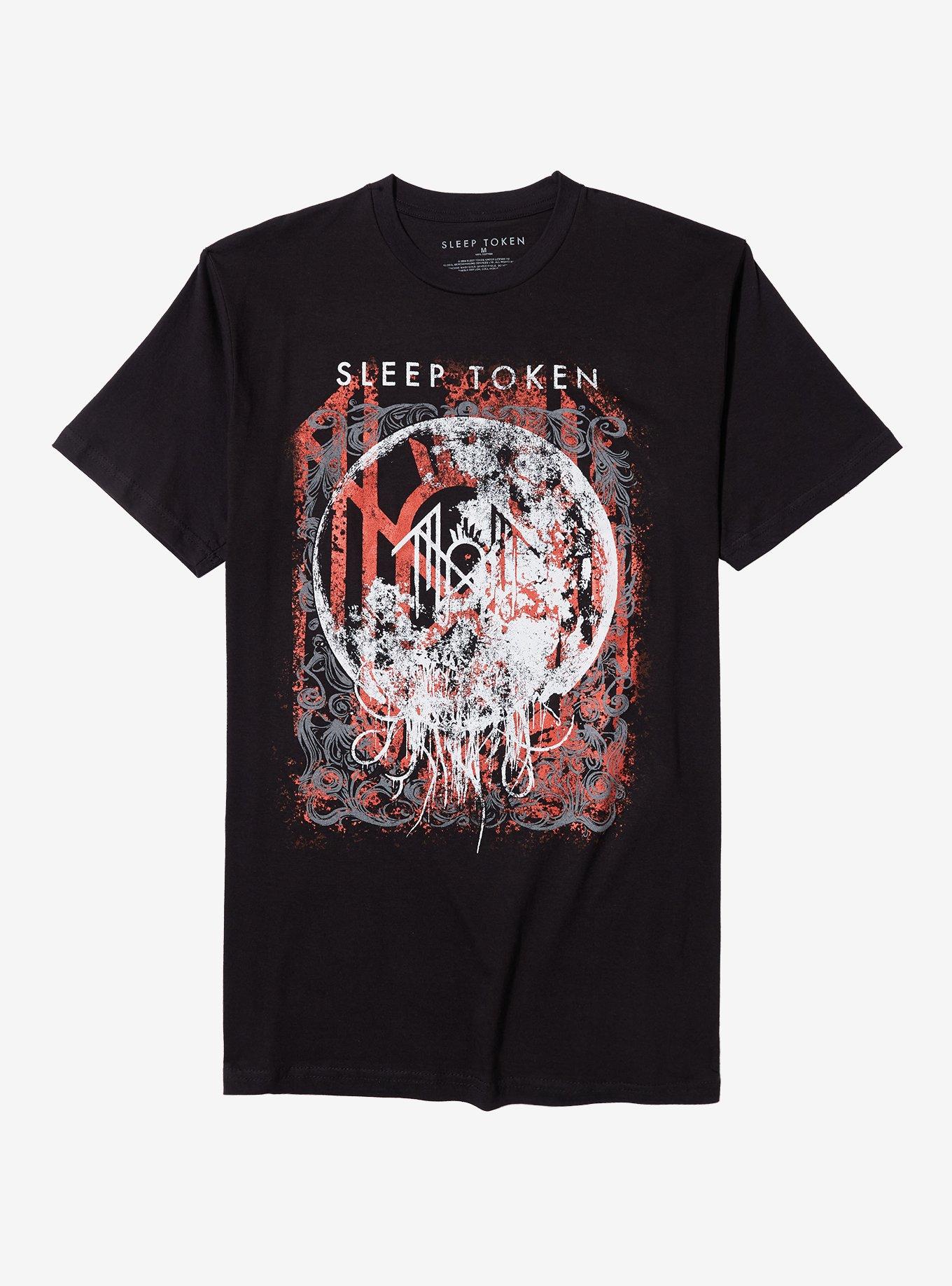 Sleep Token Eden Moon Filigree T-Shirt, , hi-res