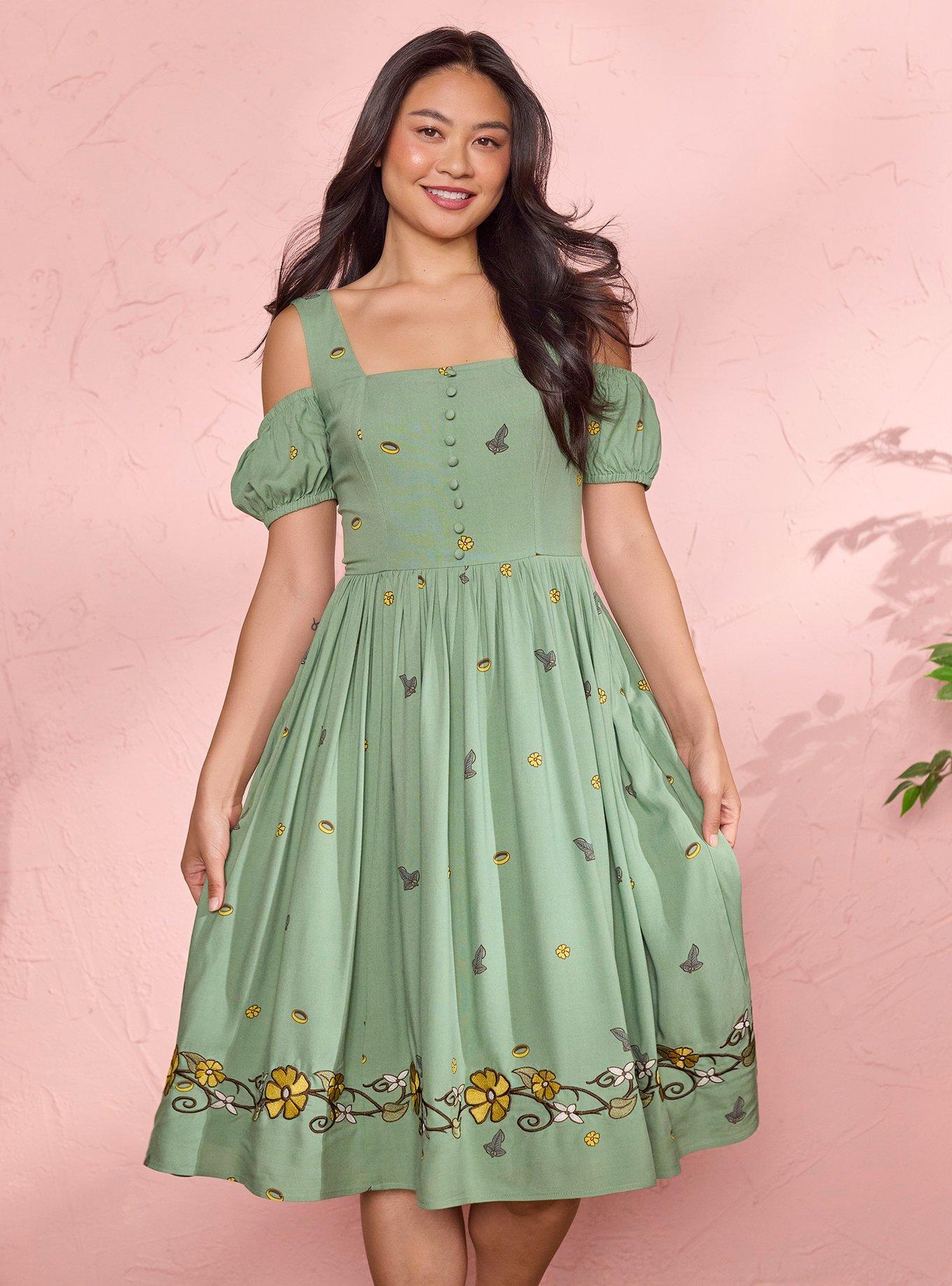 Her Universe The Lord Of The Rings Icons Cold Shoulder Dress Her Universe Exclusive, , hi-res