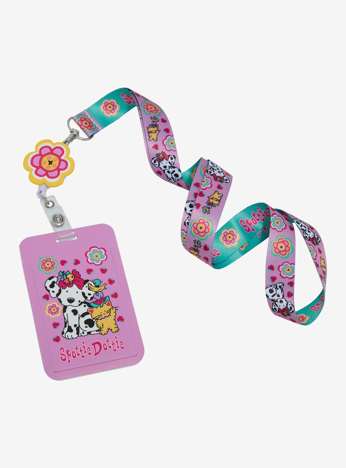 Spottie Dottie Floral Fruit Lanyard — BoxLunch Exclusive, , hi-res