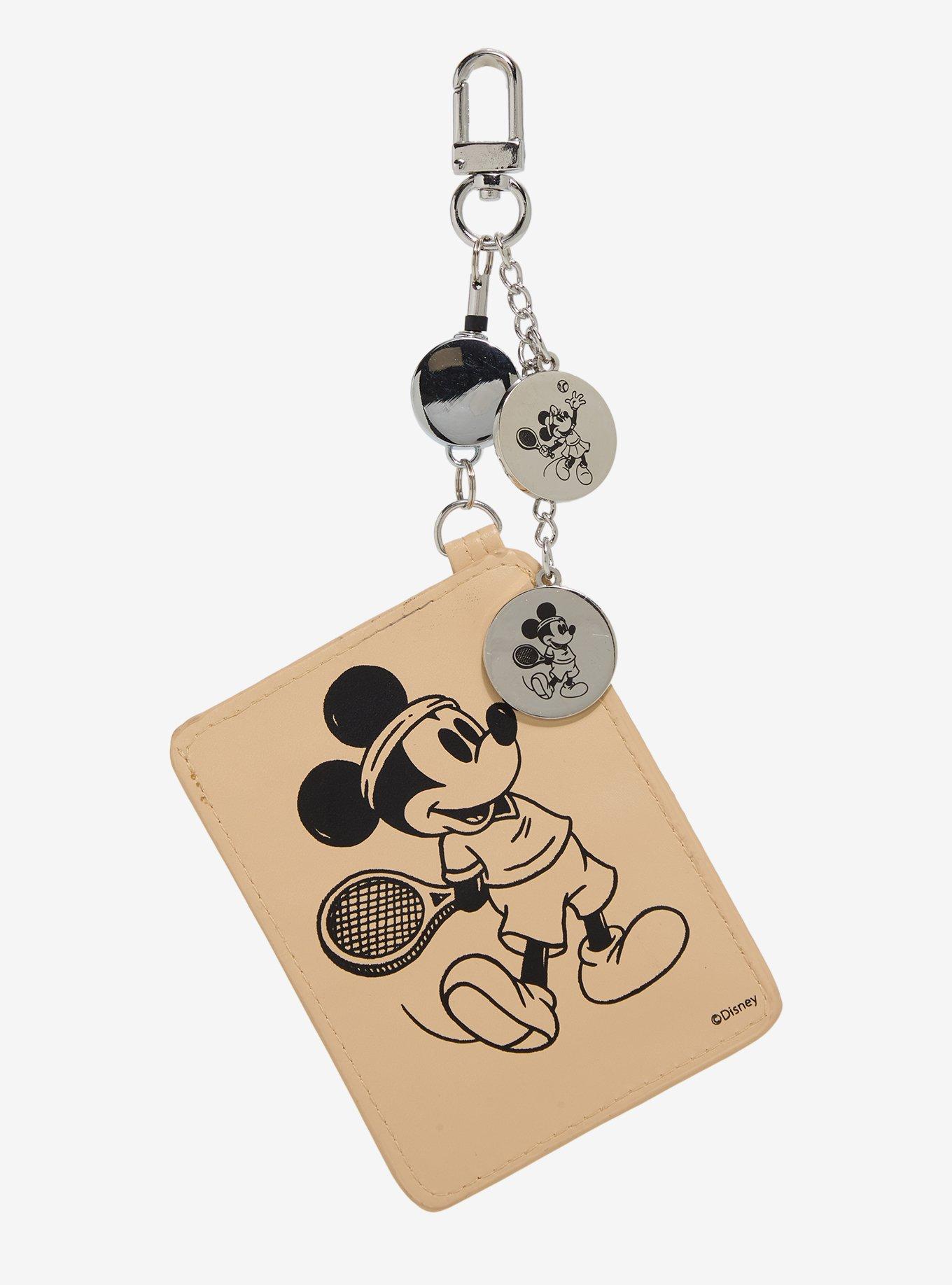 Disney Mickey Mouse Tennis Retractable Lanyard Keychain - BoxLunch Exclusive, , hi-res
