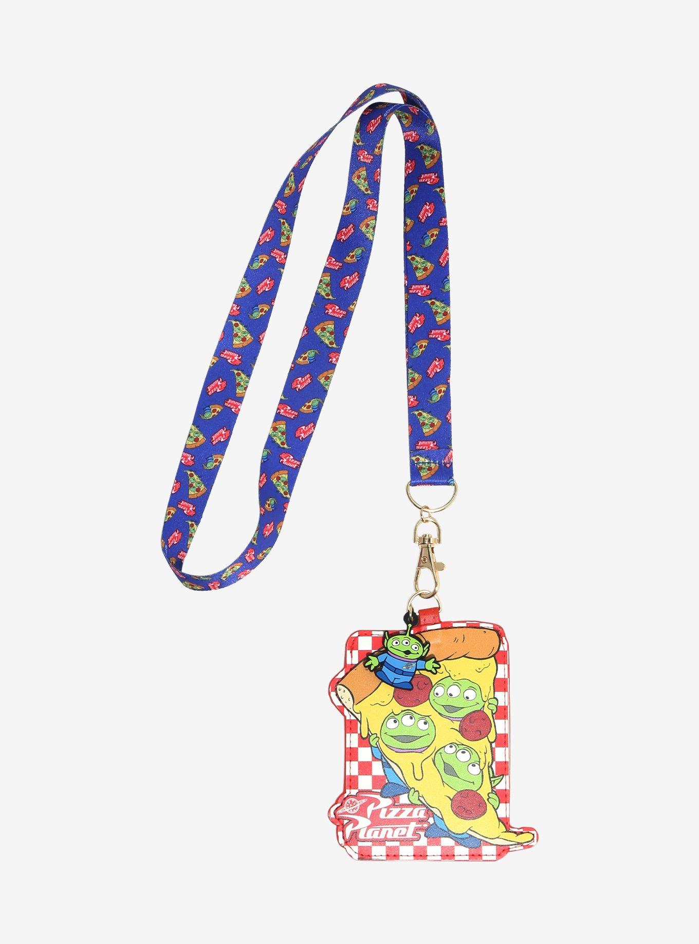 Disney Pixar Toy Story Alien Pizza Planet Lanyard — BoxLunch Exclusive, , hi-res