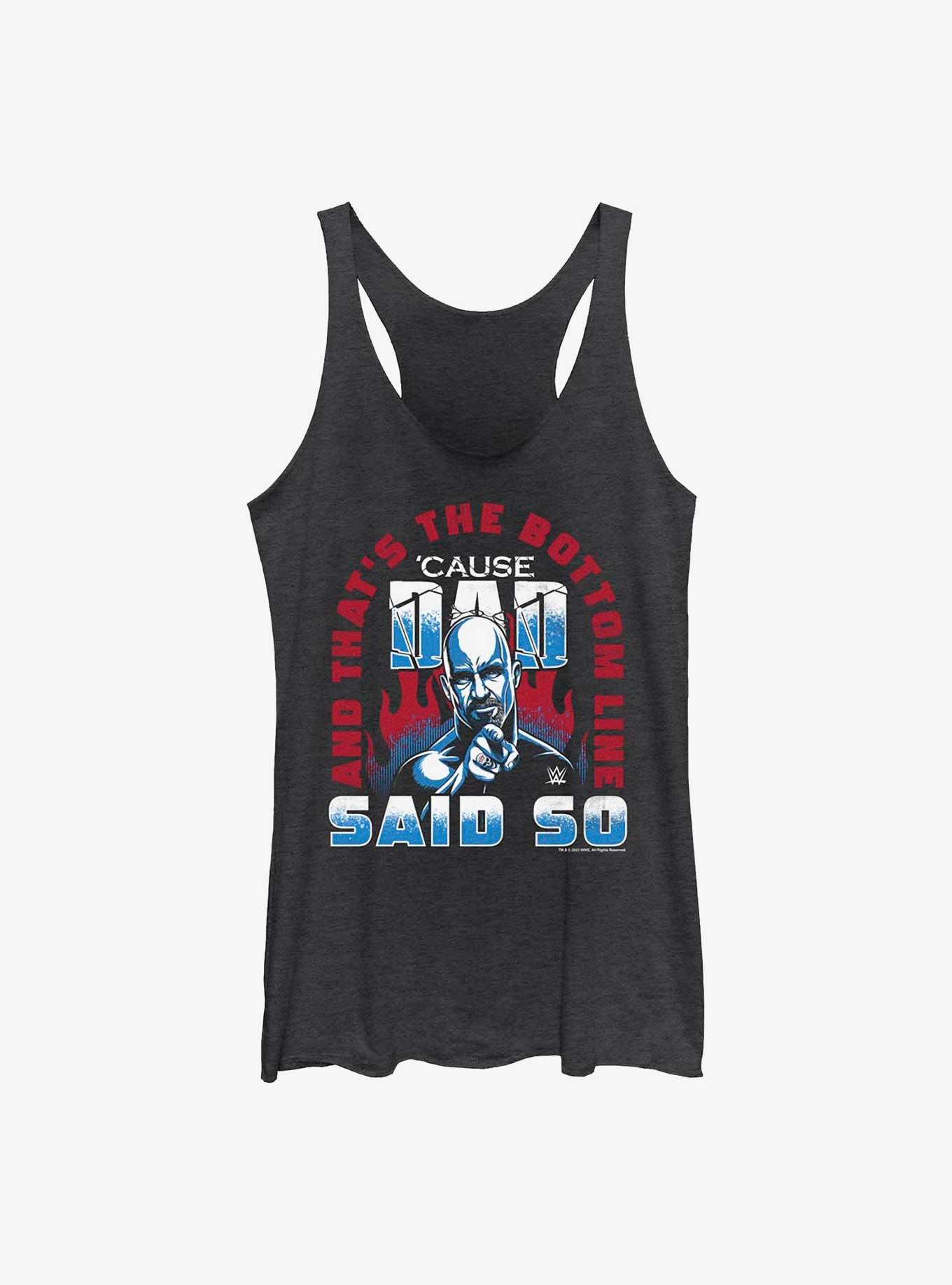 WWE Stone Cold Dad Said So Womens Tank Top, , hi-res