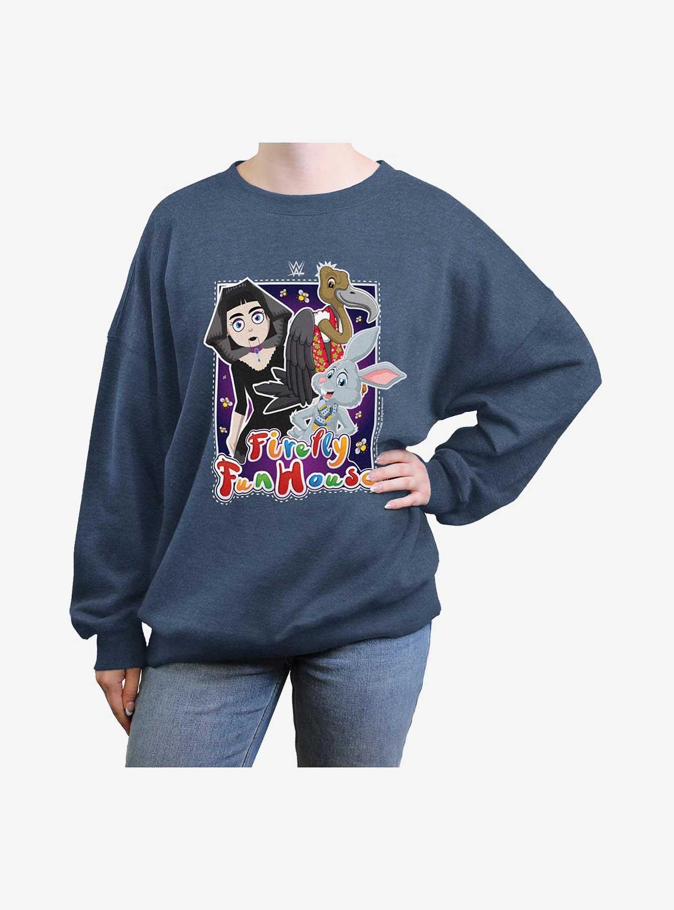 WWE Firefly Fun House Womens Oversized Sweatshirt, , hi-res