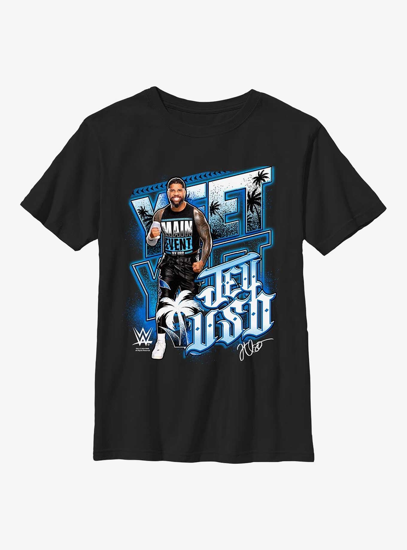 WWE Jey Uso Yeet Portrait Youth T-Shirt, , hi-res