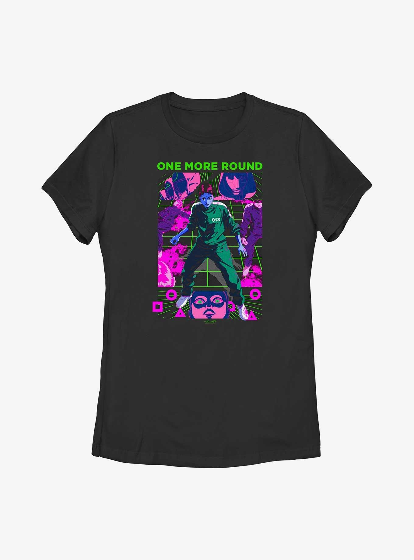 Squid Game One More Round Womens T-Shirt,Specials : American Fashion Style Bags On Sale