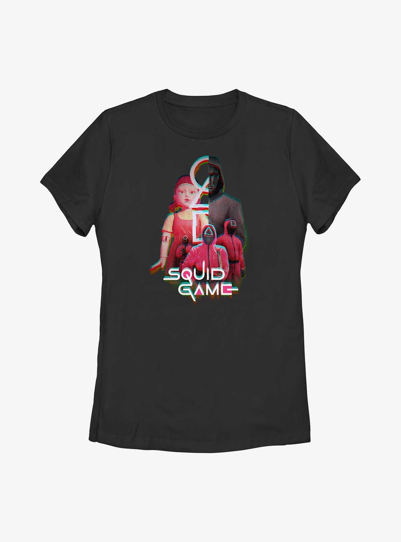 Squid Game Glitch Games Womens T-Shirt, , hi-res