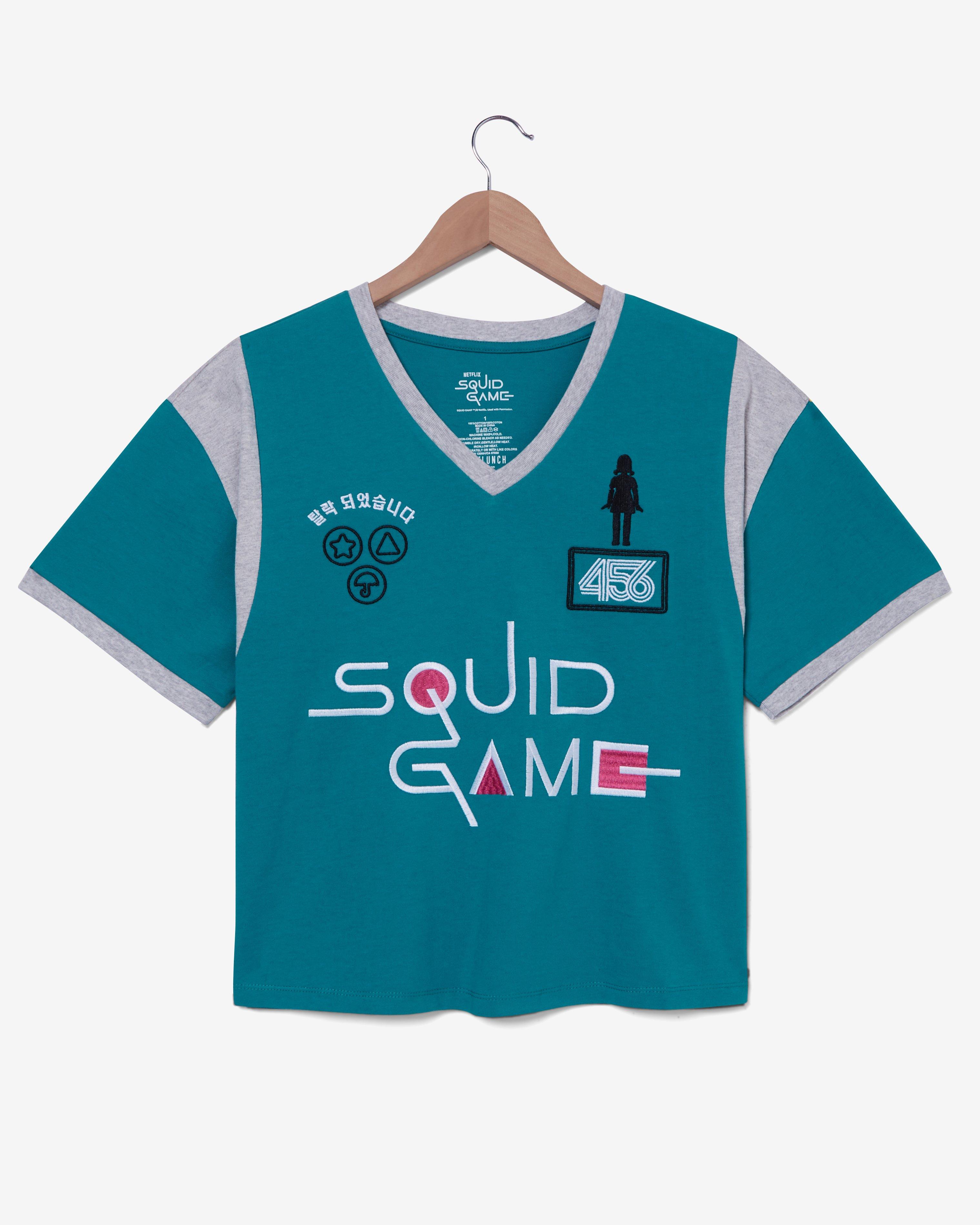 Squid Game Title Women's Plus Size T-Shirt — BoxLunch Exclusive, , hi-res