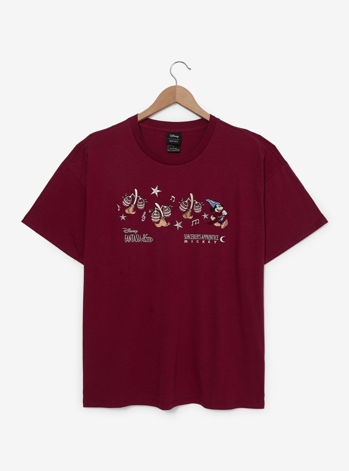 Disney Fantasia Scene Embroidered Women's Plus Size T-Shirt - BoxLunch Exclusive, , hi-res