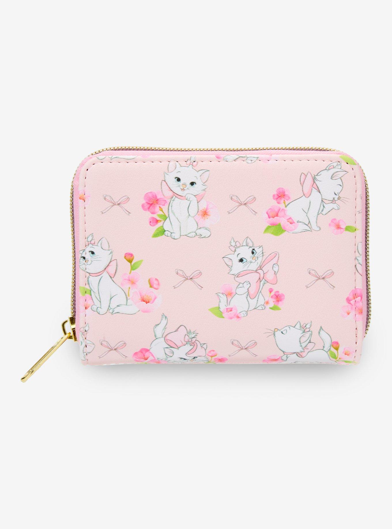 Loungefly Disney The Aristocats Marie Floral Mini Zipper Wallet, , hi-res