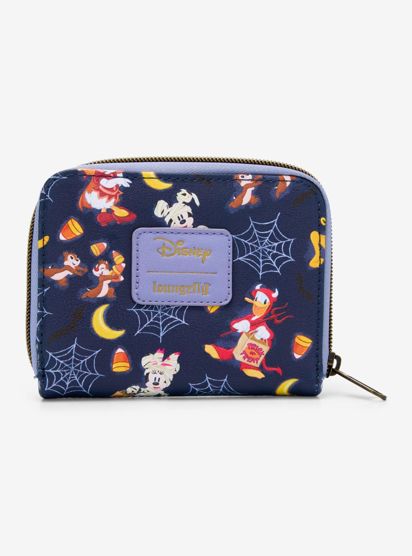 Loungefly Disney Mickey Mouse & Friends Halloween Mini Zipper Wallet, , hi-res