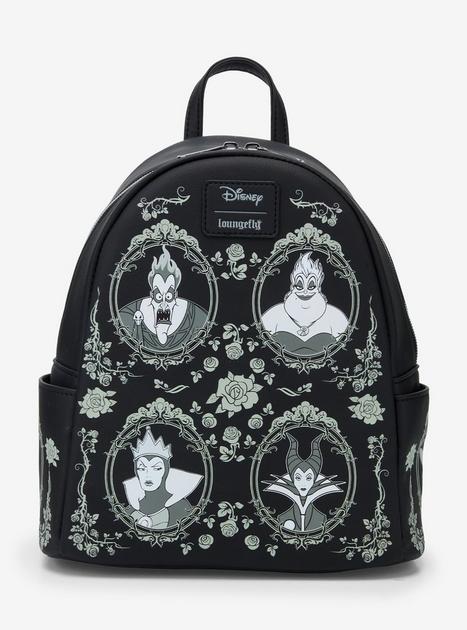 disney villains glow in the dark mini backpack Step into the lairs of some of Disneys most wicked villains Loungefly Disney Villains Triple Pocket