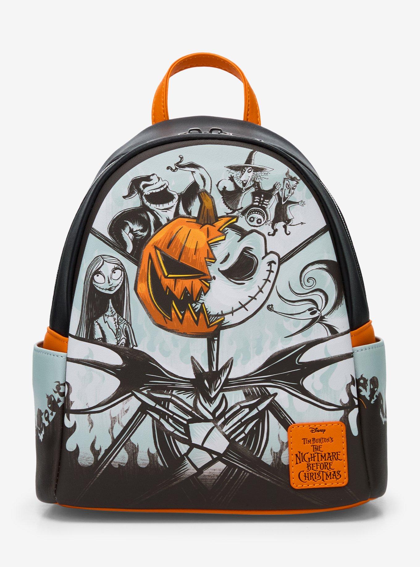 Loungefly The Nightmare Before Christmas Pumpkin King Friends Mini Backpack, , hi-res