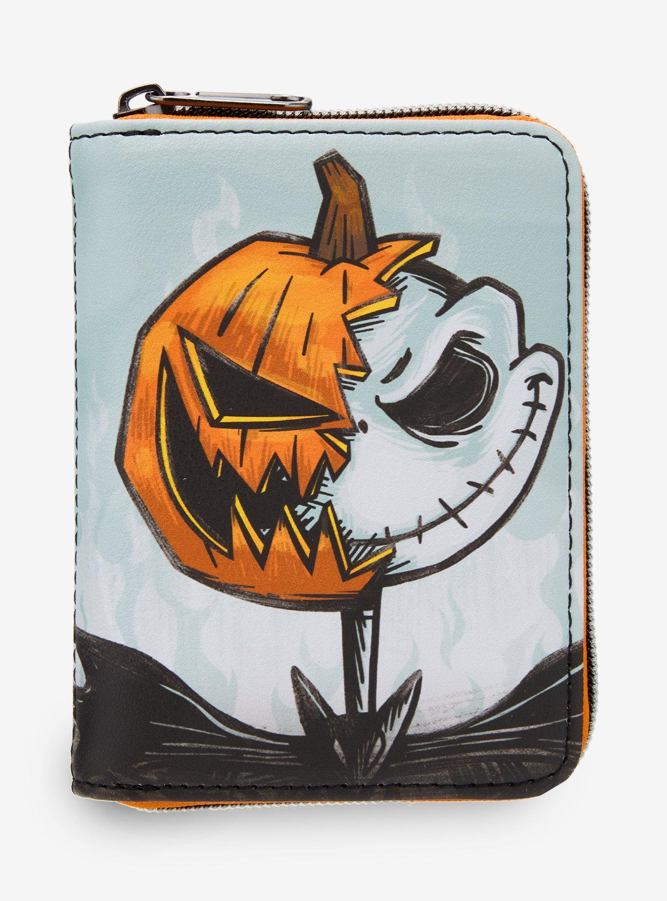 Loungefly The Nightmare Before Christmas Pumpkin King Friends Mini Zipper Wallet, , hi-res
