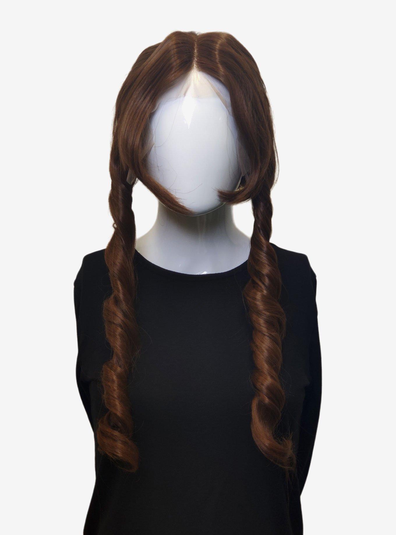 Signature Brown Lace Front Low Ponytail Wig, , hi-res