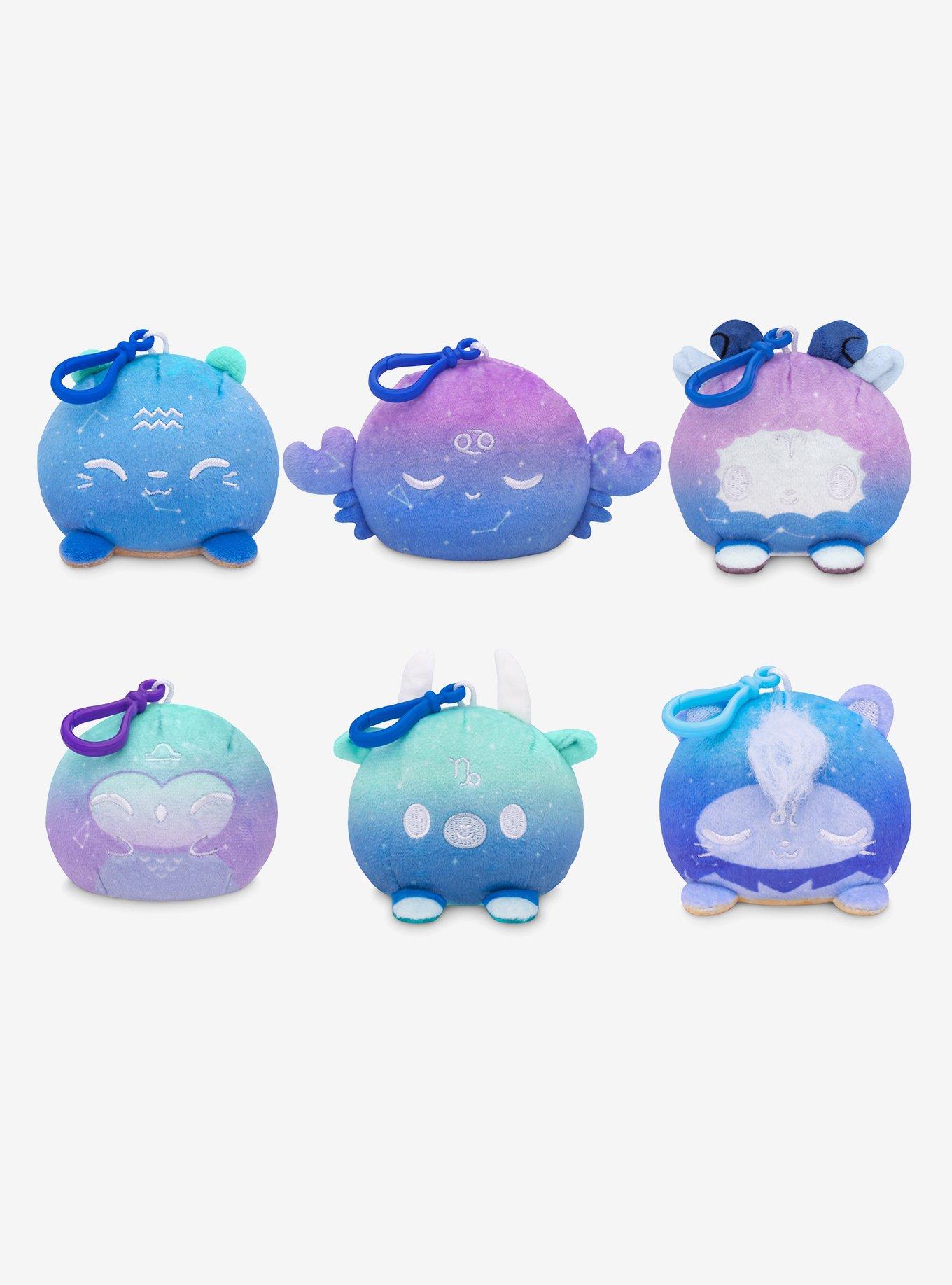 TeeTurtle Zodiac Blind Assorted Reversible Plush Keychain, , hi-res