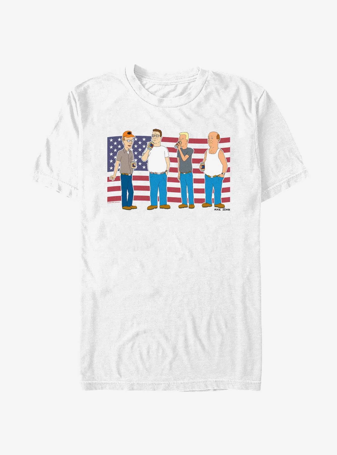 King of the Hill Rainey Folks Americana T-Shirt, WHITE, hi-res