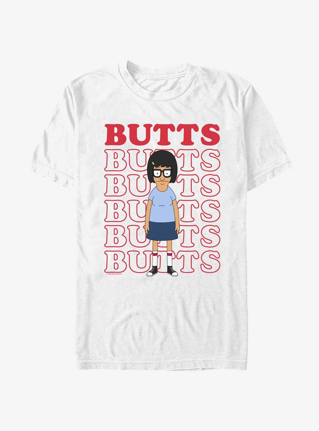 Bob's Burgers Tina Butts Repeat T-Shirt, WHITE, hi-res