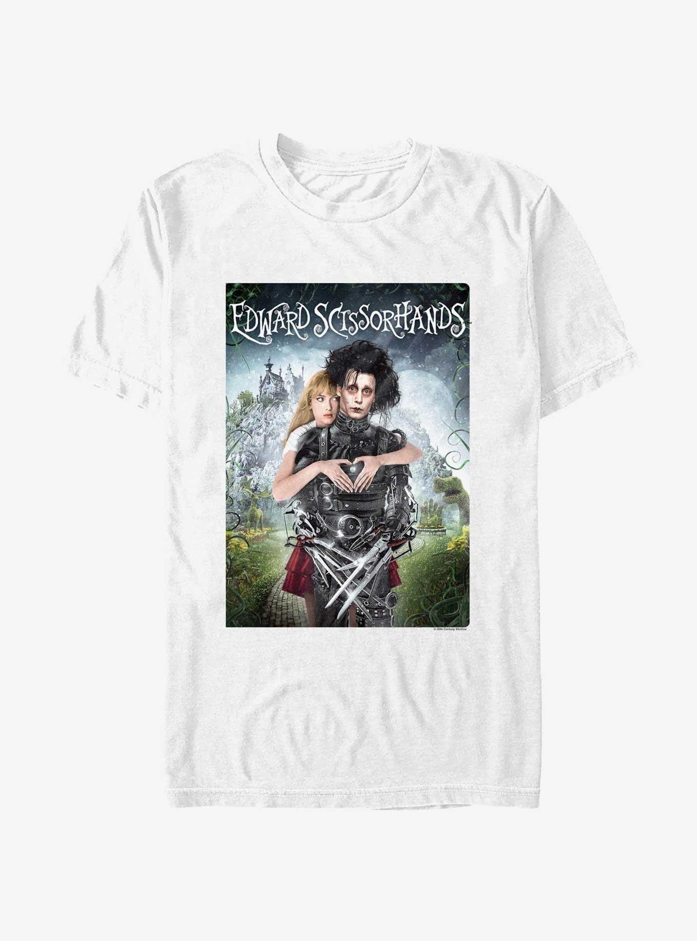Edward Scissorhands Poster Edward T-Shirt, WHITE, hi-res