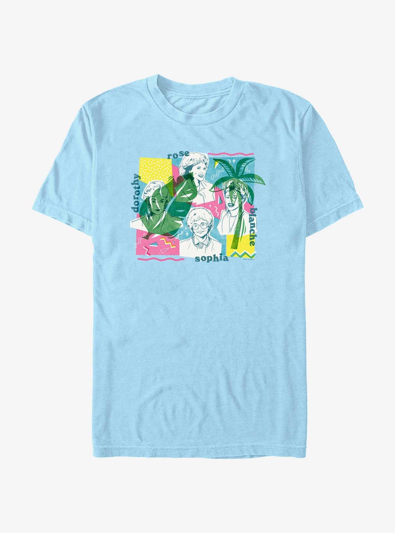 Golden Girls Dorothy Rose Blanche Sophia T-Shirt, LT BLUE, hi-res